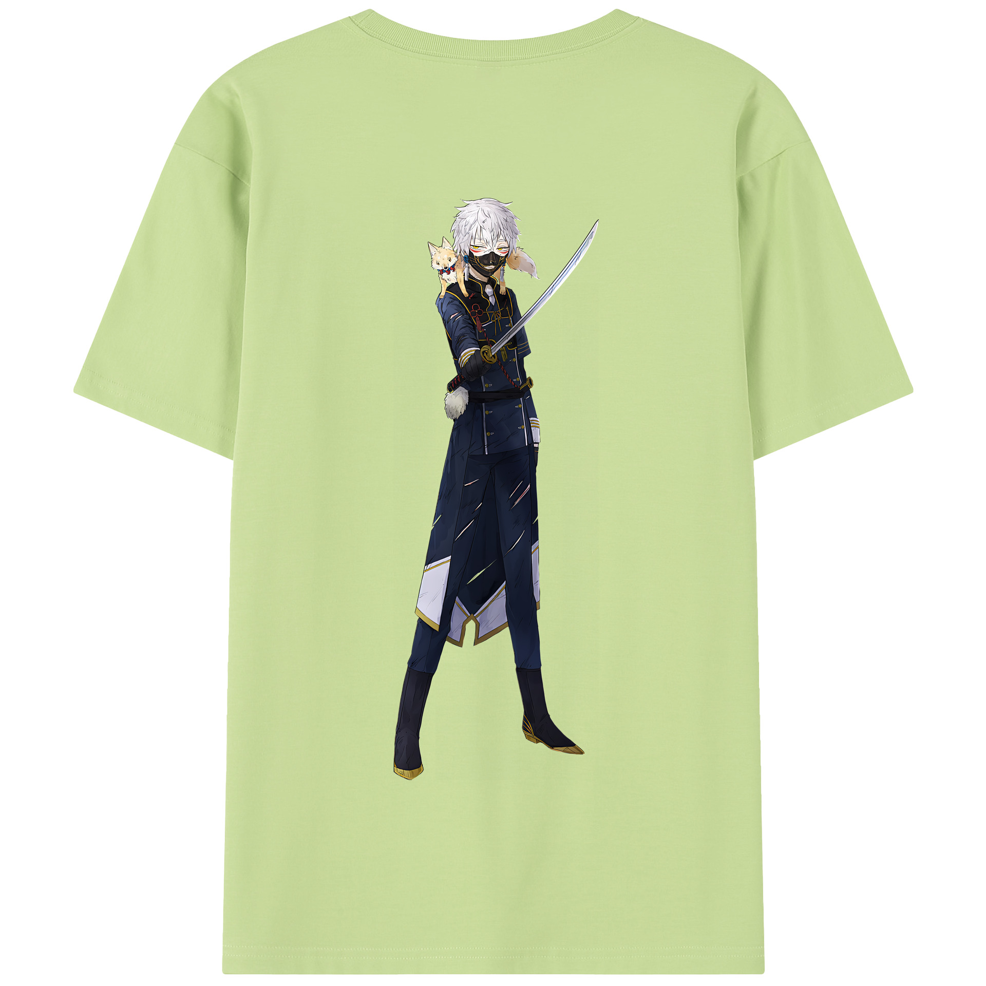 （画像用） 刀剣乱舞 Touken Ranbu 綿100％半袖Tシャツ（背面プリント）